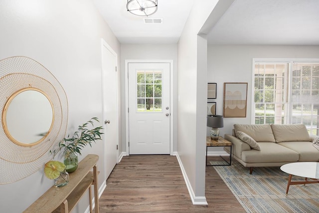 8085 Ga Highway 0219, Hamilton, GA 31811 - entryway with wood finished floors and baseboards
