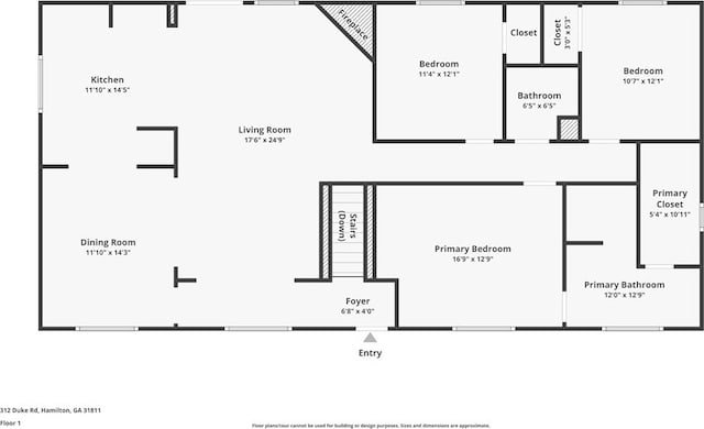 312 Duke Rd, Hamilton, GA 31811