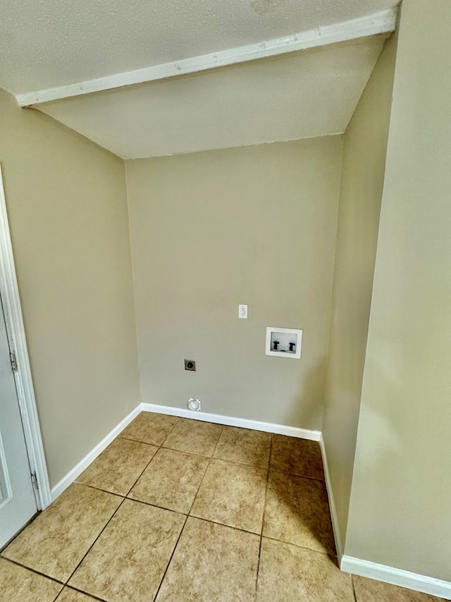 644 Parkwood Dr, Columbus, GA 31907 - laundry room featuring washer hookup, electric dryer hookup, baseboards, and tile patterned flooring