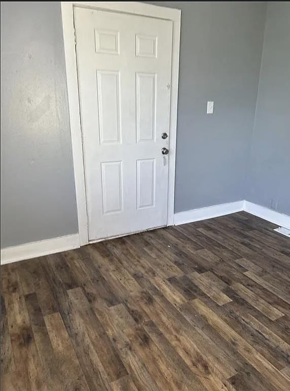 2717 Baldwin St, Columbus, GA 31906 - empty room with baseboards and dark wood finished floors
