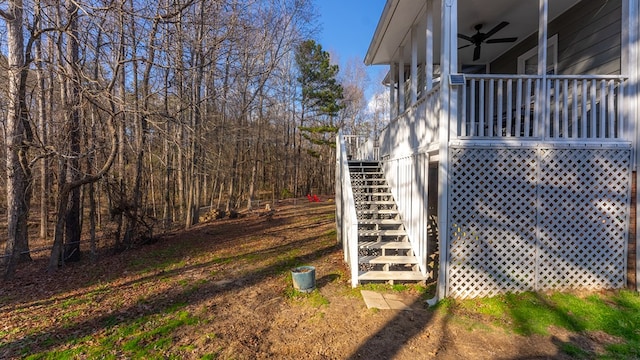 view of property exterior with stairs