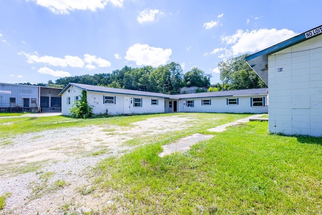 view of rear view of property