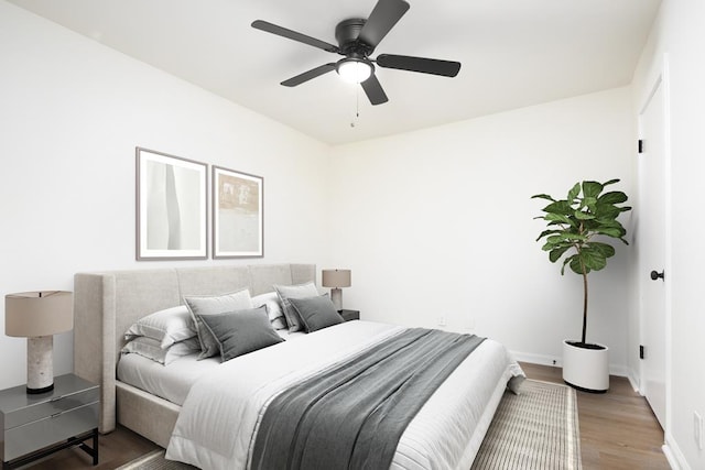 2917 Doyle Ave, Columbus, GA 31907 - bedroom with wood finished floors and a ceiling fan