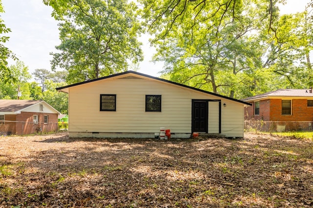 2917 Doyle Ave, Columbus, GA 31907 - rear view of house with a fenced backyard