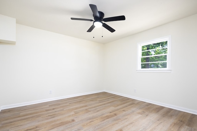 2917 Doyle Ave, Columbus, GA 31907 - spare room with light wood-style floors and ceiling fan