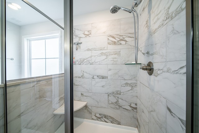 8008 Barton Dr, Midland, GA 31820 - bathroom with a marble finish shower