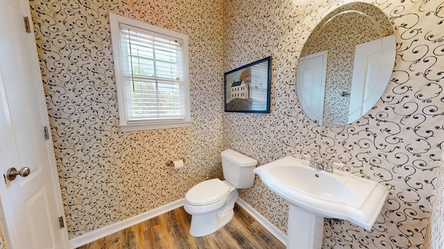 4756 Timarron Loop, Columbus, GA 31909 - bathroom featuring wallpapered walls and wood finished floors