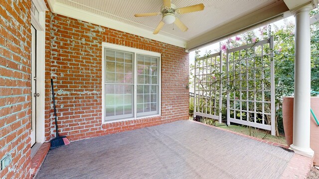 4756 Timarron Loop, Columbus, GA 31909 - wooden deck with ceiling fan