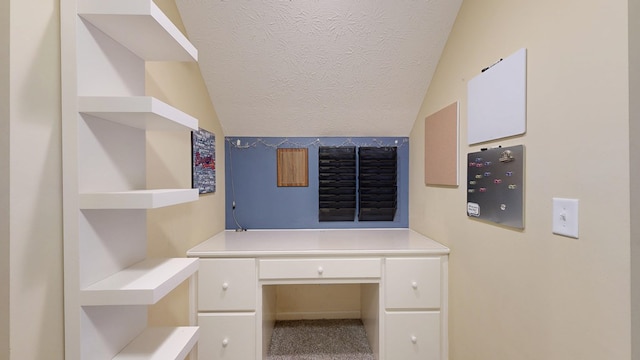 4756 Timarron Loop, Columbus, GA 31909 - unfurnished office with lofted ceiling and a textured ceiling
