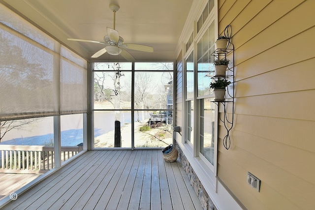 4701 Turnberry Ln Unit 6, Columbus, GA 31909 - unfurnished sunroom with ceiling fan
