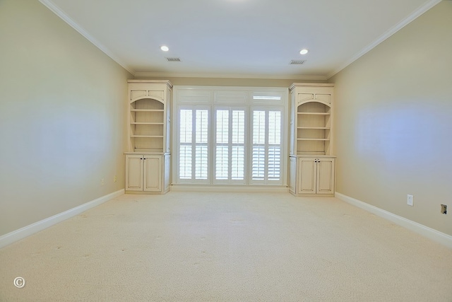 4701 Turnberry Ln Unit 6, Columbus, GA 31909 - empty room featuring light carpet and crown molding