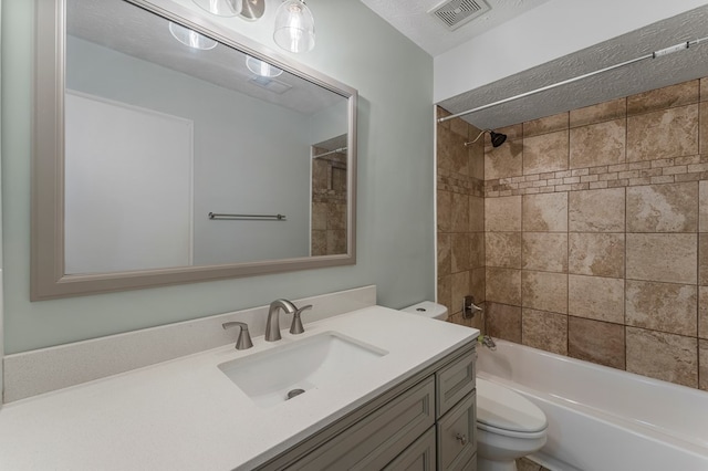 1506 Lokey Dr, Columbus, GA 31904 - bathroom featuring toilet, vanity, and  shower combination
