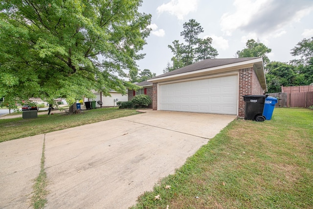 4021 Shade Valley Dr, Columbus, GA 31909 - view of front of property with brick siding, a garage, and concrete driveway