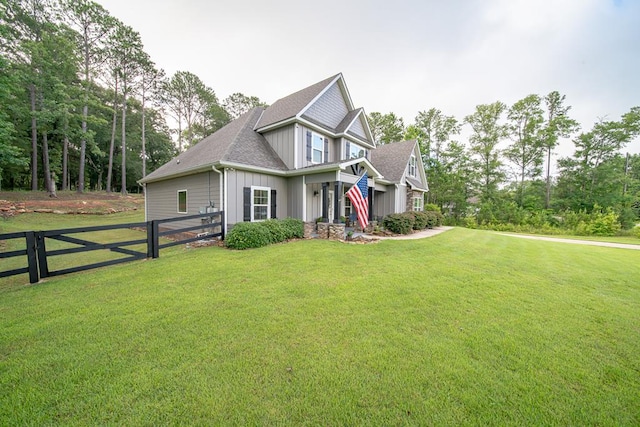 82 Rolling Meadows Way, Waverly Hall, GA 31831 - craftsman inspired home with board and batten siding and roof with shingles
