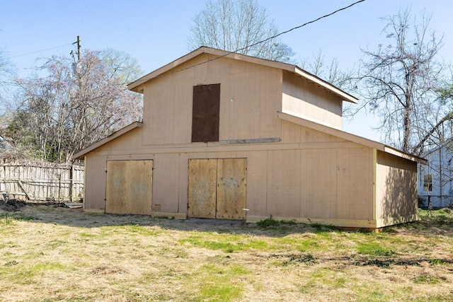 2418 34th St, Valley, AL 36854 - view of barn featuring fence