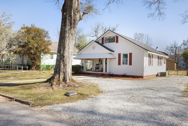 2418 34th St, Valley, AL 36854 - bungalow with crawl space, covered porch, driveway, and central AC