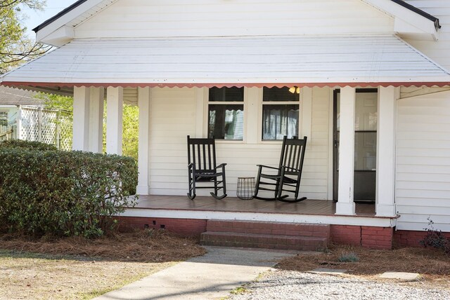 2418 34th St, Valley, AL 36854 - view of exterior entry featuring a porch