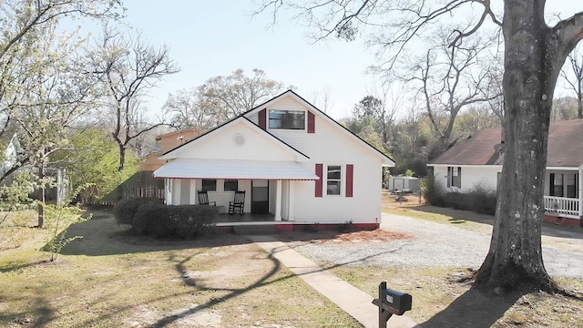 2418 34th St, Valley, AL 36854 - rear view of house with a porch