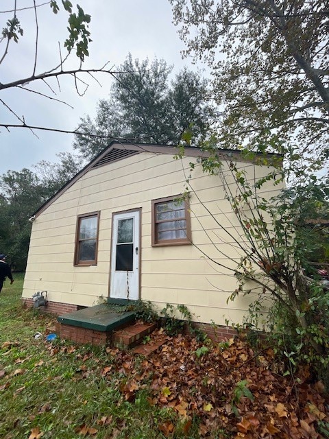 view of rear view of property