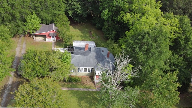view from above of property
