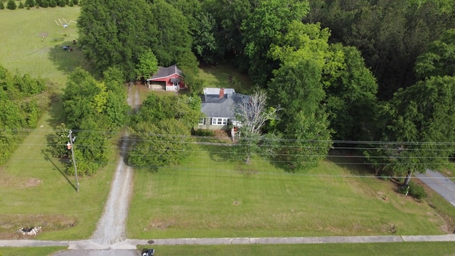view from above of property
