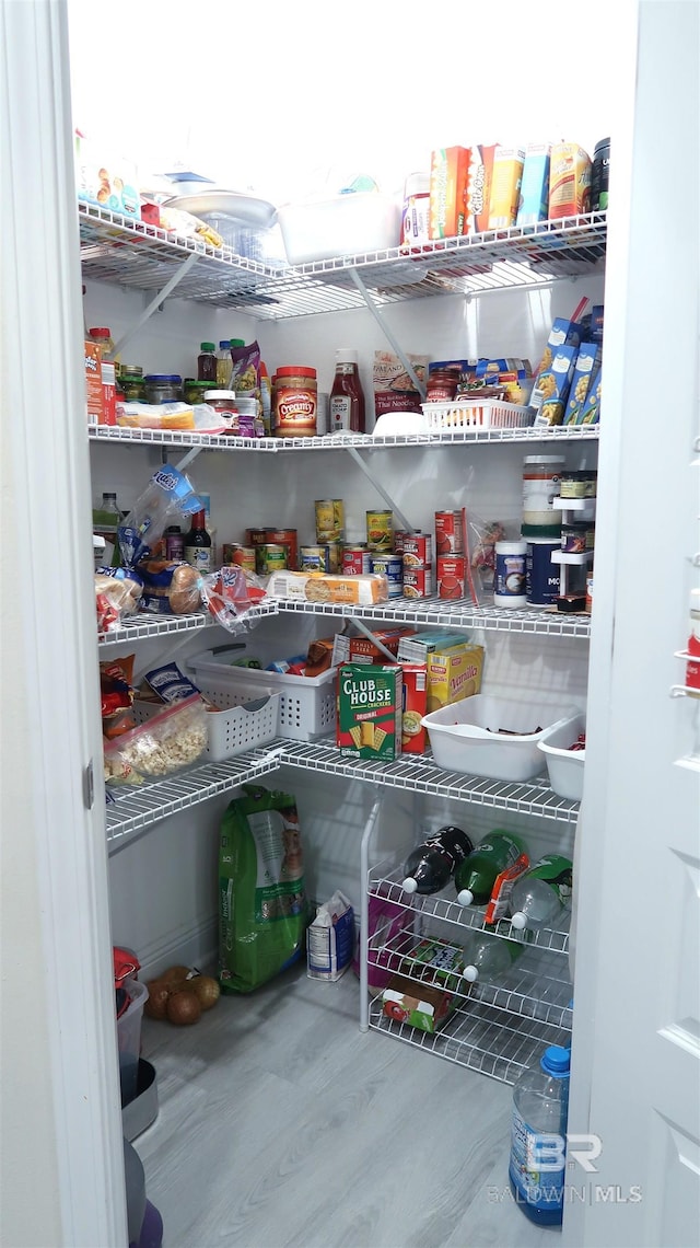 view of pantry