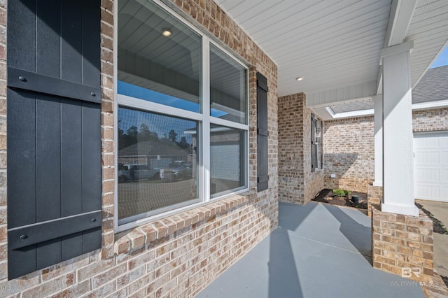 view of patio / terrace featuring covered porch