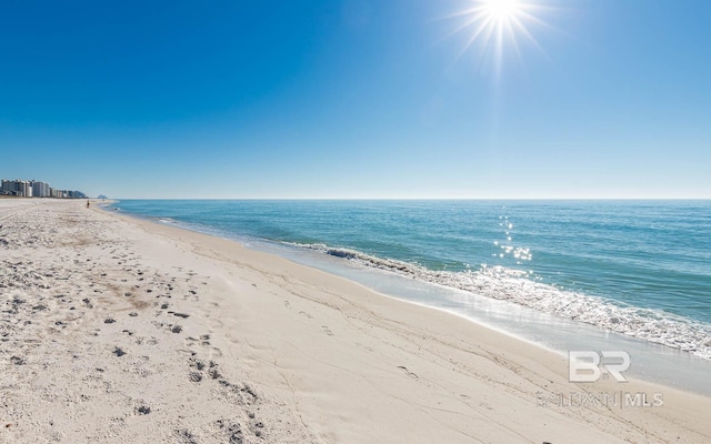 water view with a beach view