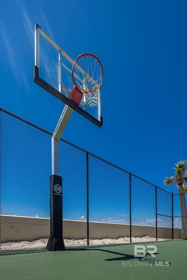 view of sport court