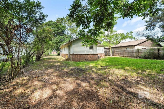 672 Burden St, Mobile, AL 36607 - view of yard featuring fence