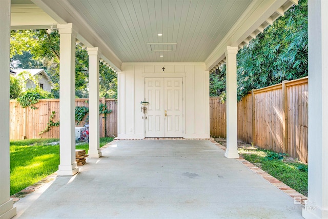 view of patio