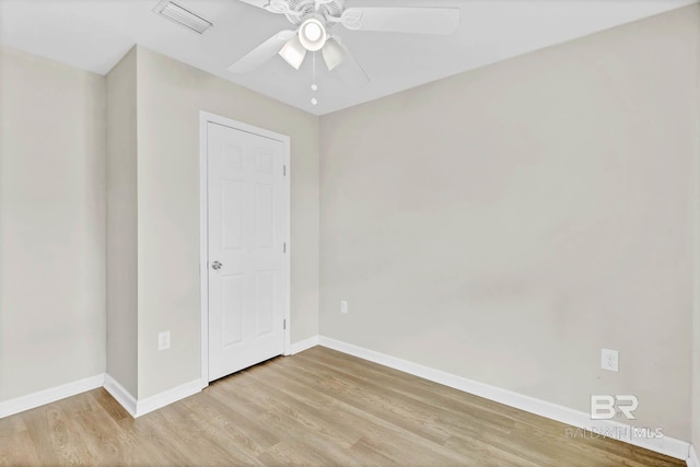 15030 Marem Dr, Foley, AL 36535 - empty room with wood finished floors and ceiling fan