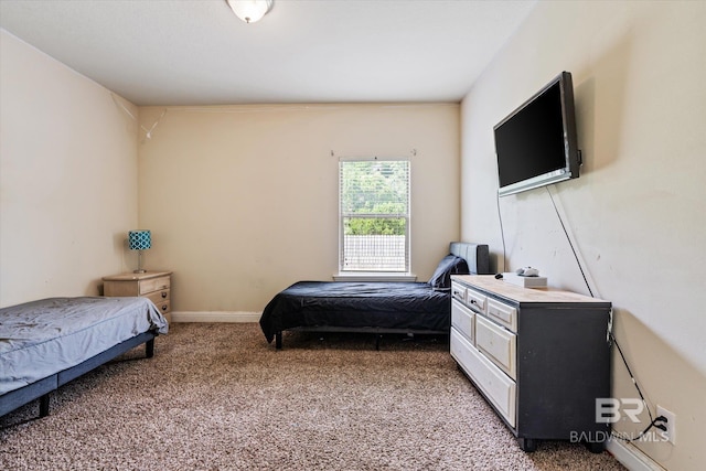 bedroom featuring carpet floors