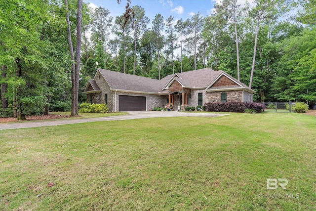 3250 Riviere Du Chien Rd, Mobile, AL 36693 - view of front facade with driveway, an attached garage, and brick siding