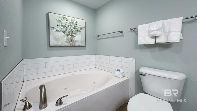 26688 Perdido Beach Blvd Unit 1203, Orange Beach, AL 36561 - bathroom with a whirlpool tub and toilet