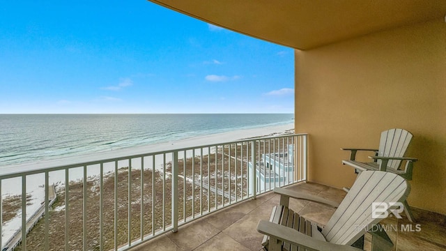 26688 Perdido Beach Blvd Unit 1203, Orange Beach, AL 36561 - balcony with view of water and beach