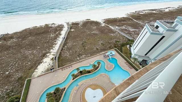 26688 Perdido Beach Blvd Unit 1203, Orange Beach, AL 36561 - drone / aerial view of extended coastline and a pool