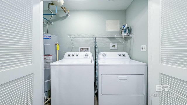 26688 Perdido Beach Blvd Unit 1203, Orange Beach, AL 36561 - washroom featuring independent washer and dryer and water heater