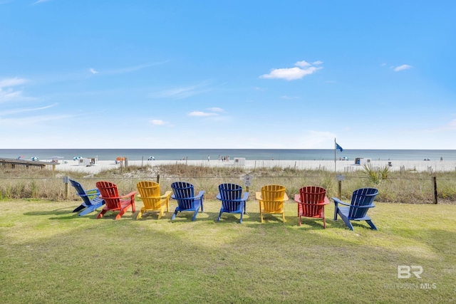 24522 Perdido Beach Blvd Unit 3705, Orange Beach, AL 36561 - view of water feature featuring fence and a view of the beach