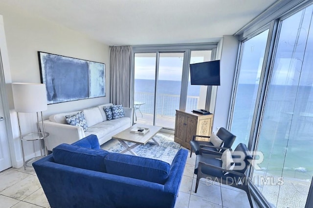 521 W Beach Blvd Unit 1703, Gulf Shores, AL 36542 - living area featuring light tile patterned floors