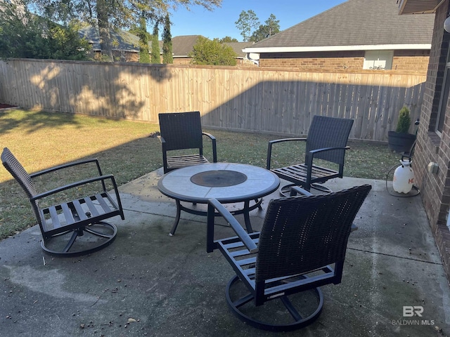 view of patio