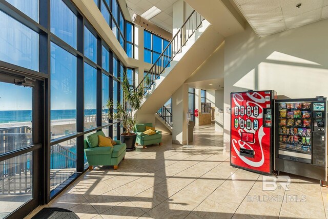 24132 Perdido Beach Blvd Unit 1063, Orange Beach, AL 36561 - building lobby featuring a water view and stairs