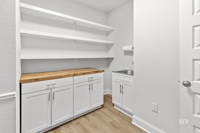 interior space featuring light hardwood / wood-style flooring