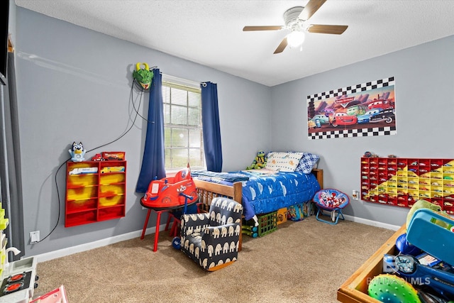 814 Taylor St, Bay Minette, AL 36507 - bedroom featuring carpet floors and ceiling fan