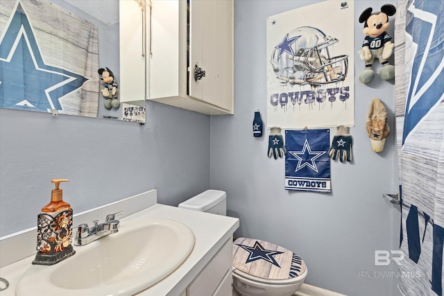 814 Taylor St, Bay Minette, AL 36507 - bathroom with toilet and vanity