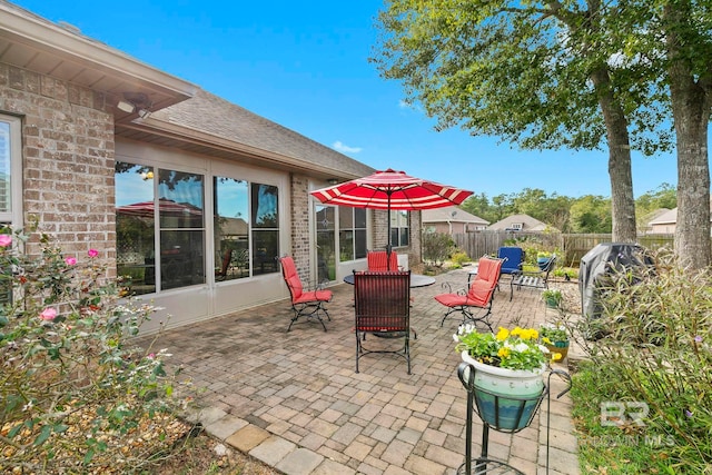 view of patio