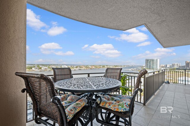 29235 Perdido Beach Blvd Unit 703, Orange Beach, AL 36561 - balcony with a city view and a water view