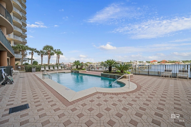 29235 Perdido Beach Blvd Unit 703, Orange Beach, AL 36561 - community pool with a patio area