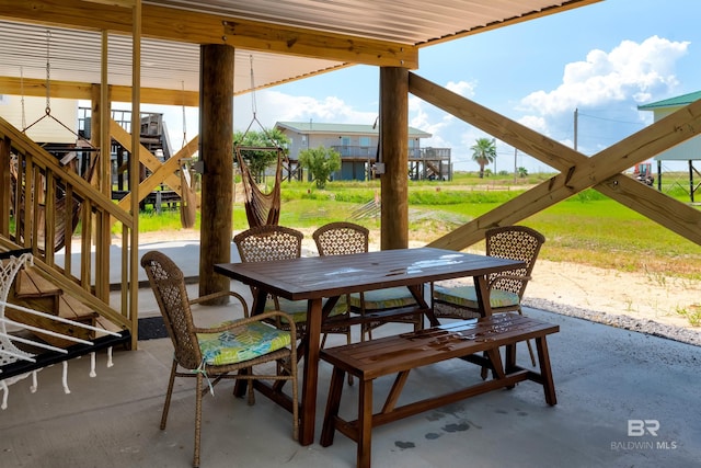 view of patio / terrace featuring outdoor dining space