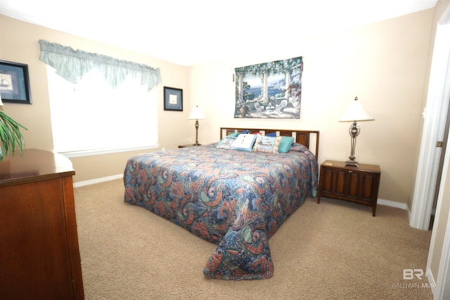 bedroom featuring carpet floors